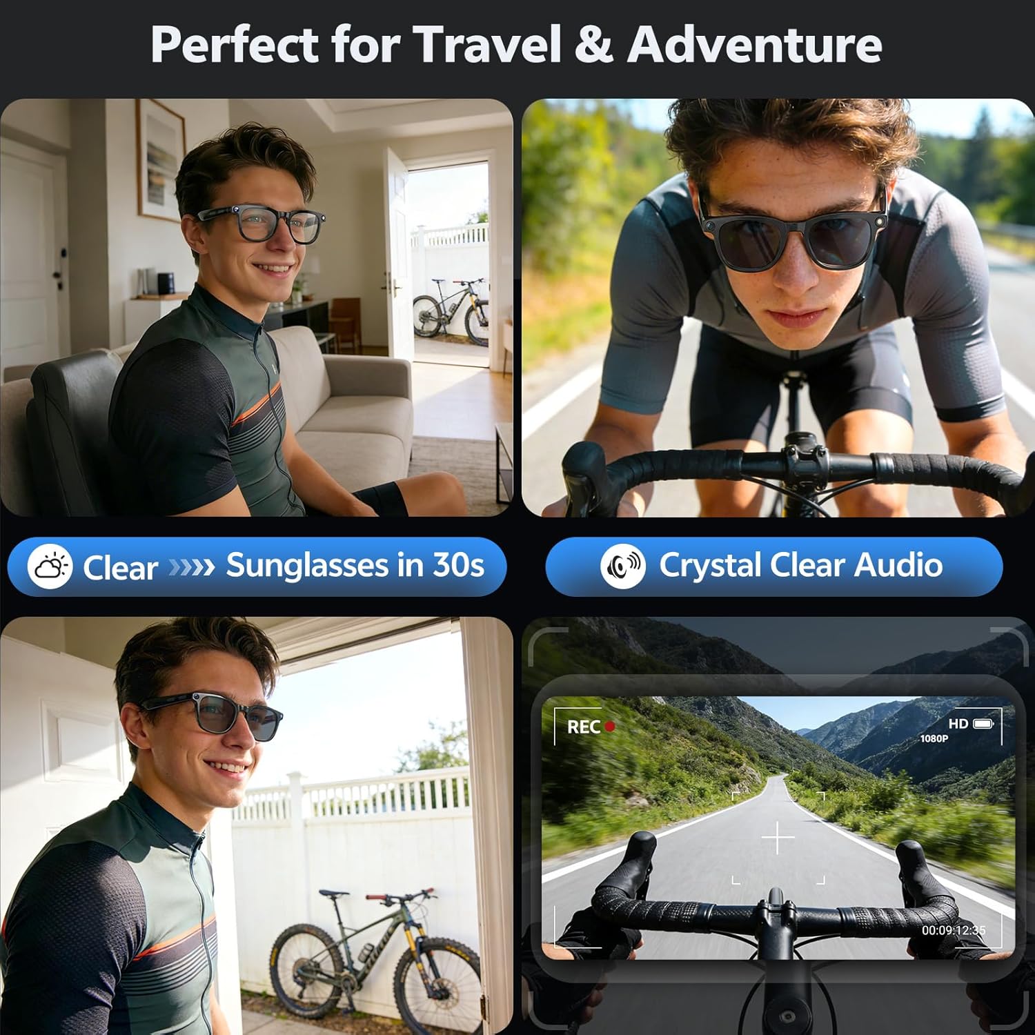 2026 4K 8MP Smart Glasses Men  - Smart Glasses Lens avis et prix