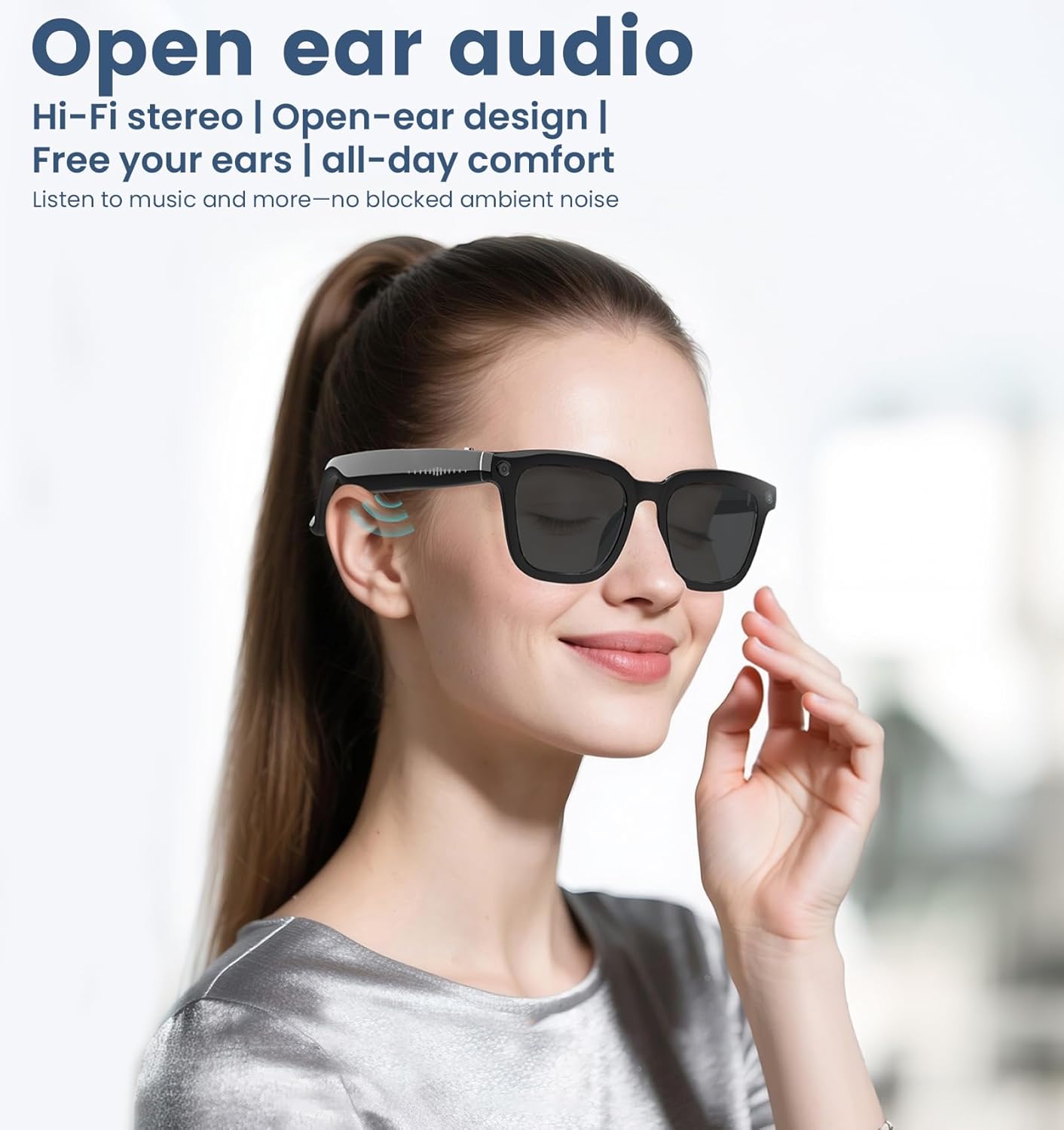 AI Smart Camera Glasses 1080P  - Smart Glasses Lens avis et prix