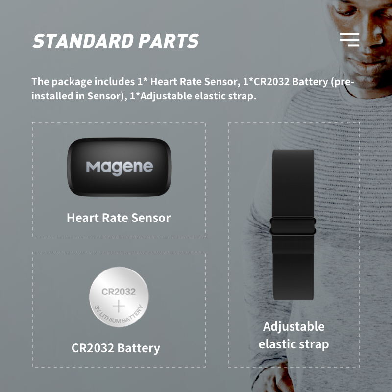 Magene H64 Heart Rate Monitor  - Breath Rate Monitor avis et prix