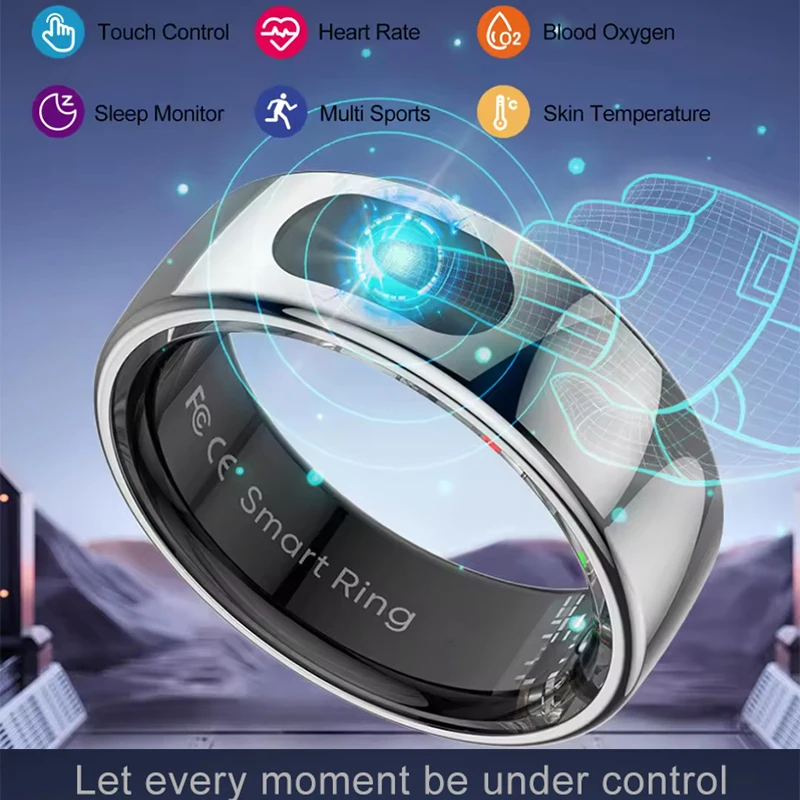 Smart Ring with Charging Case  - Temperature Ring Skin avis et prix