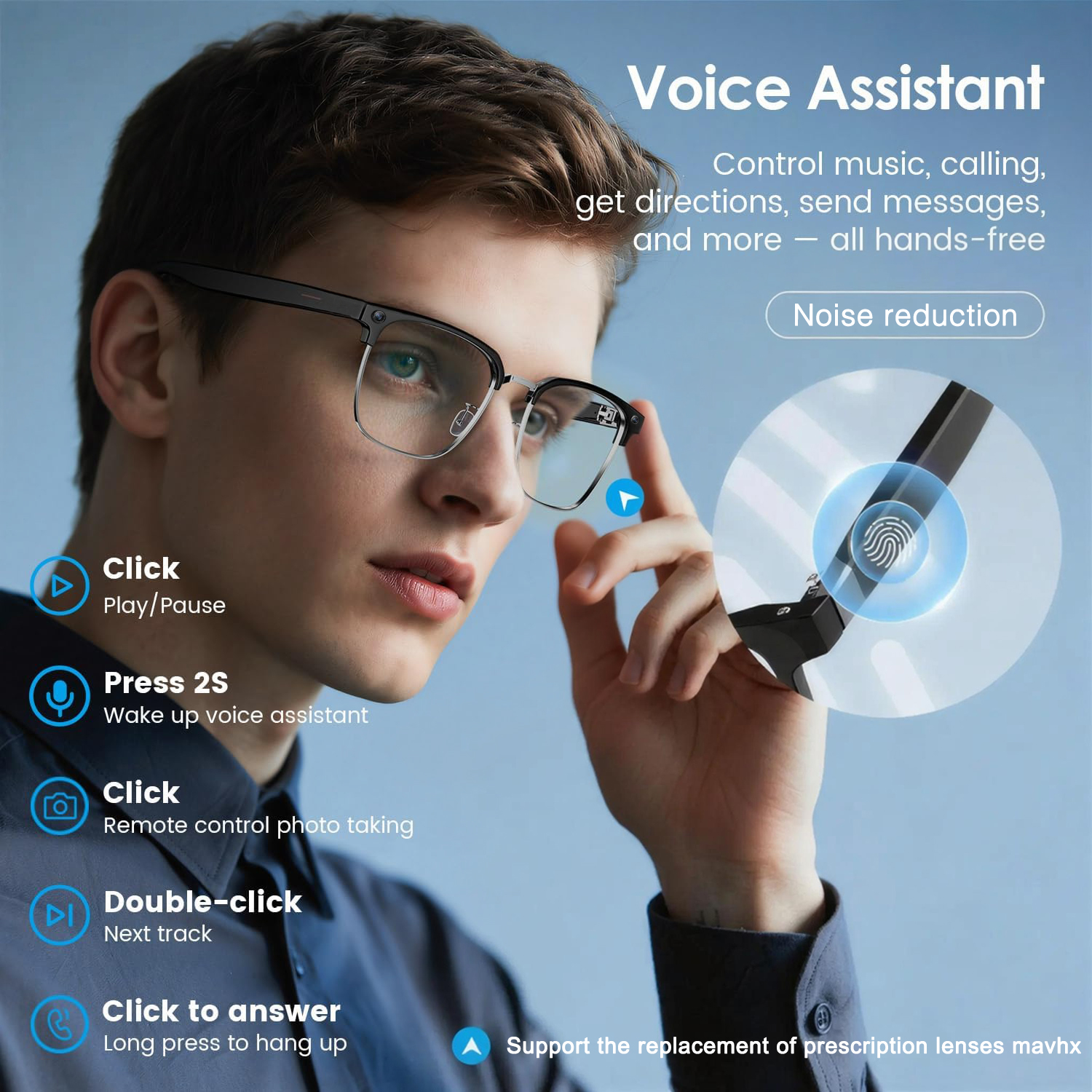 2026New 800W Pixel Camera Smar - Smart Glasses Lens avis et prix