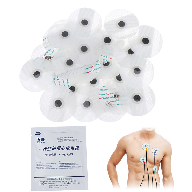 50PCS/Bag Electrode Patch  Dis - Ecg Patch Monitor avis et prix