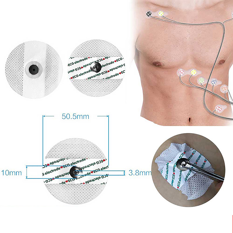 50PCS/Bag Electrode Patch  Dis - Ecg Patch Monitor avis et prix