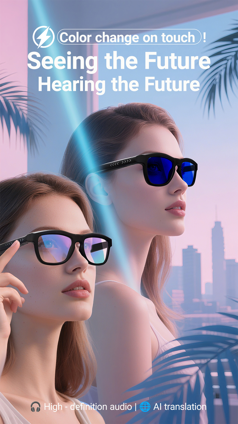 Bluetooth Touch-Dimming Glasse - Smart Glasses Lens avis et prix