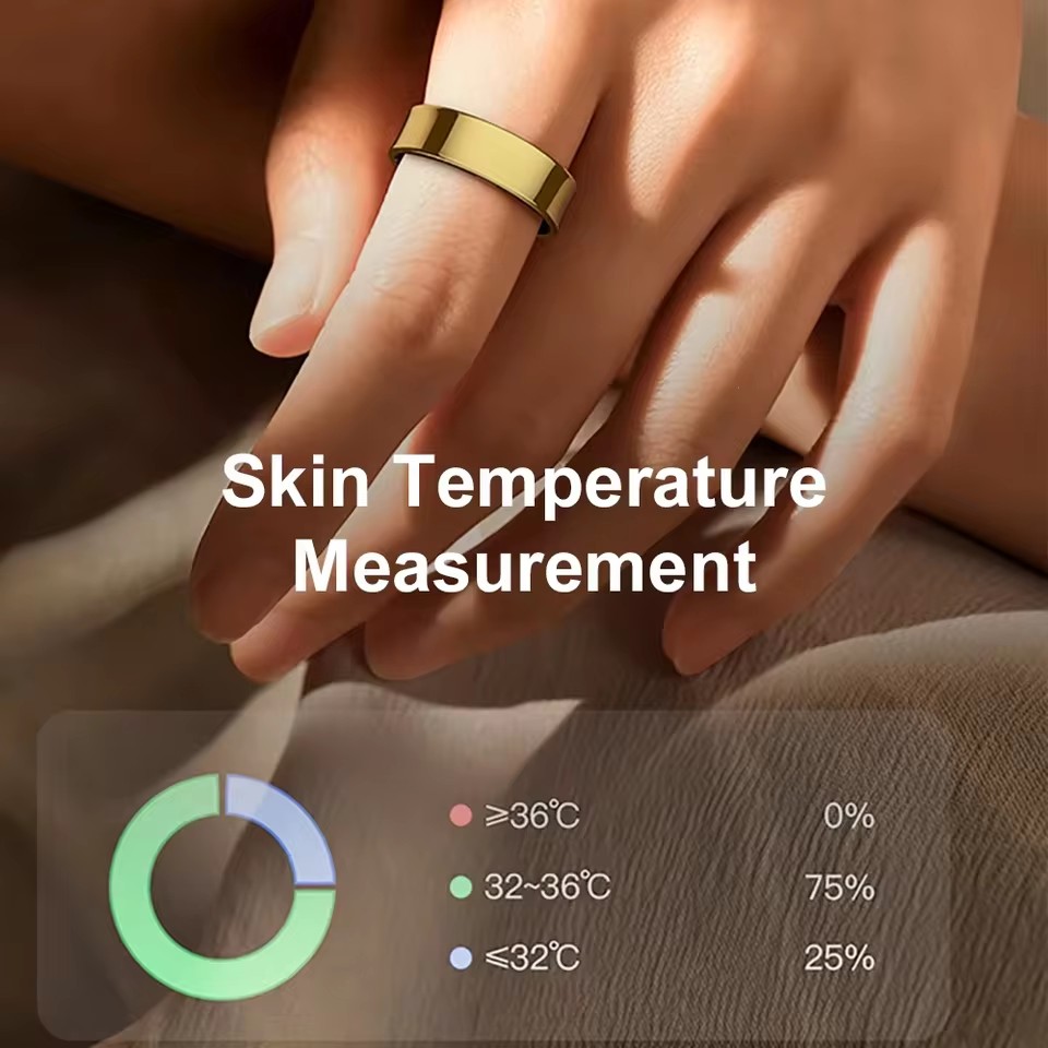 R09 Smart Ring Men Women with  - Temperature Ring Skin avis et prix