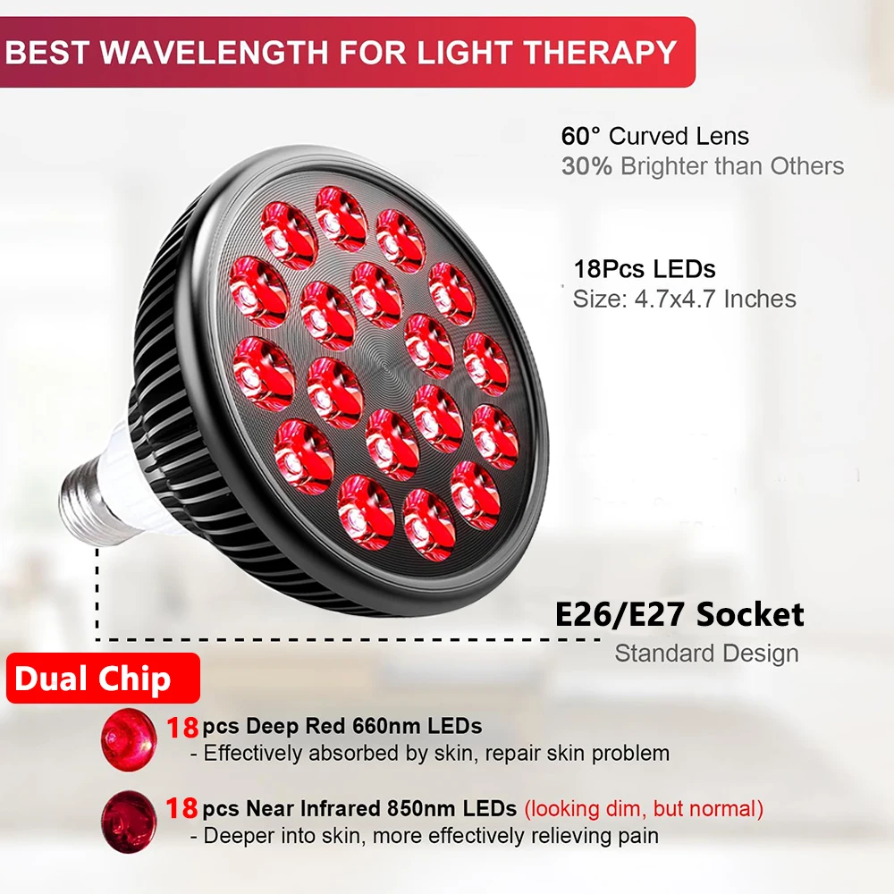 54W 660nm&850nm LED Red and In - Galvanic Skin Sensor avis et prix