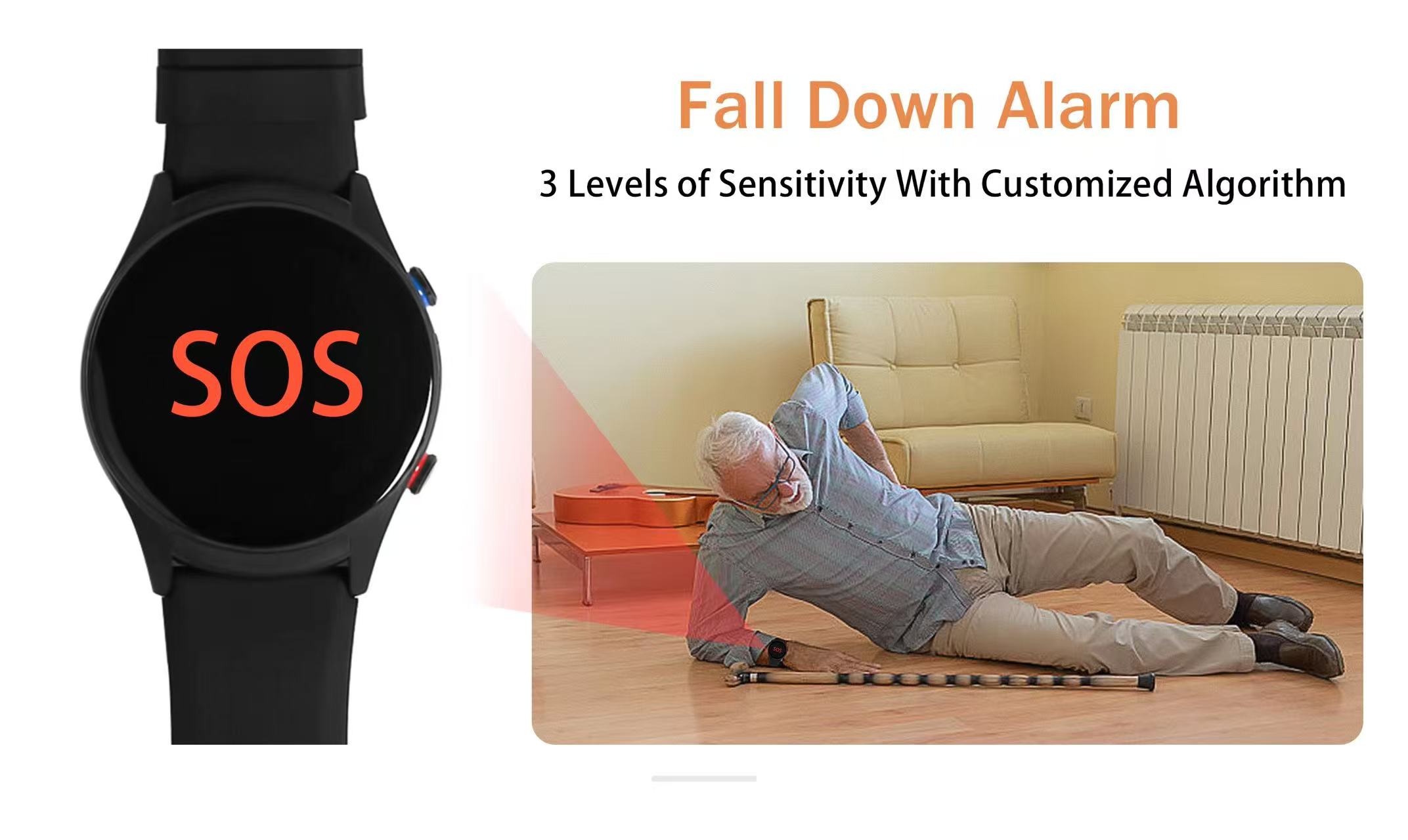 4G Elderly care smart watch Fa - Fall Detection Watch avis et prix