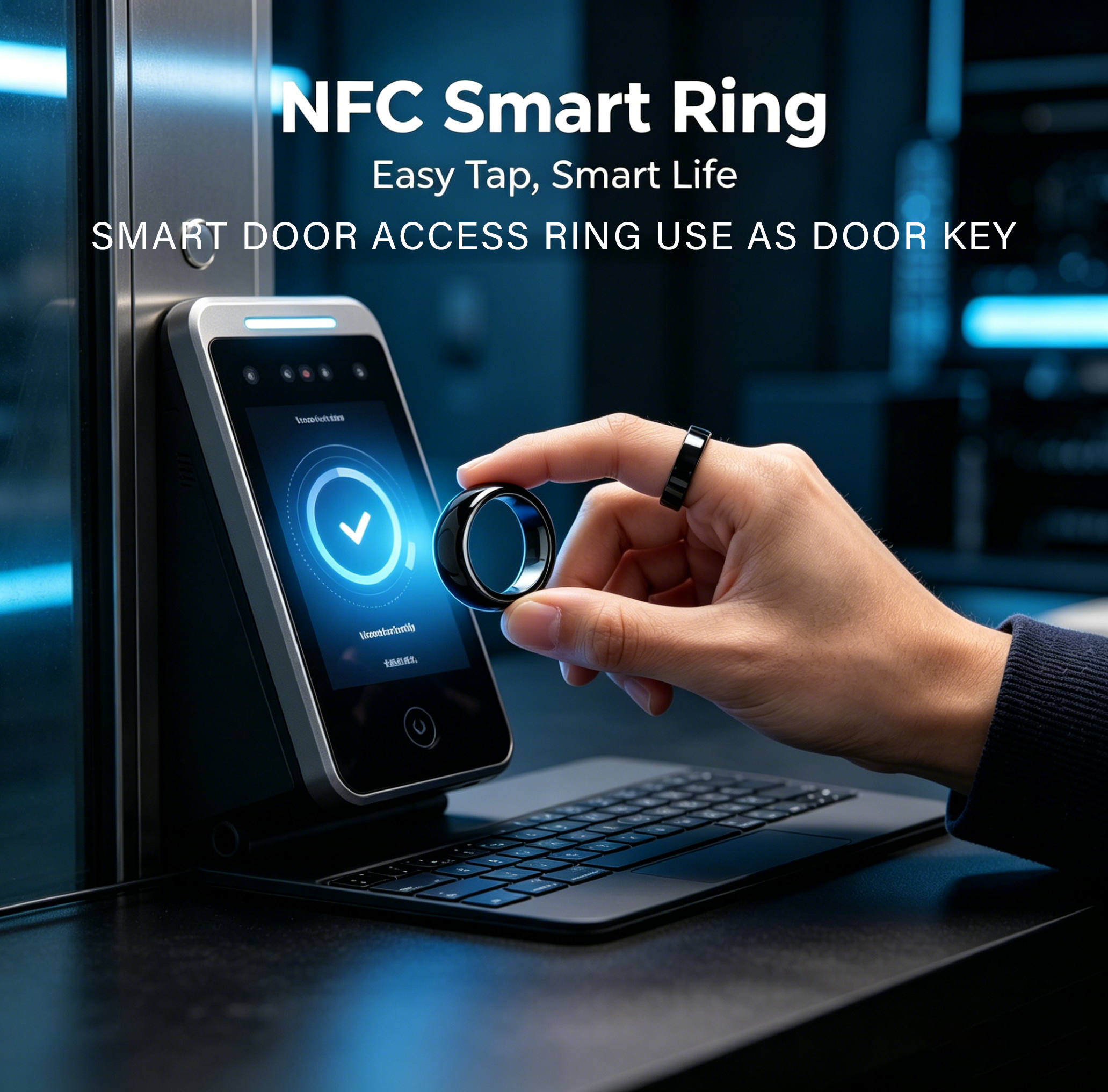 NFC Full Ceramic Smart Ring Co - Smart Ring Nfc Pay avis et prix
