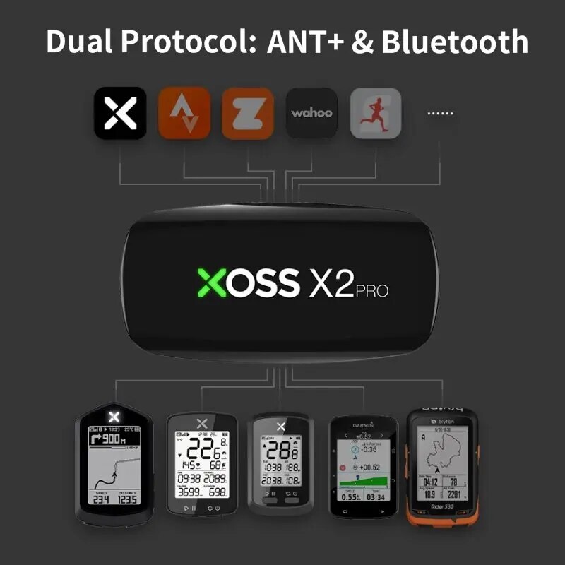 XOSS X2 Pro Chest Strap Heart  - Breath Rate Monitor avis et prix