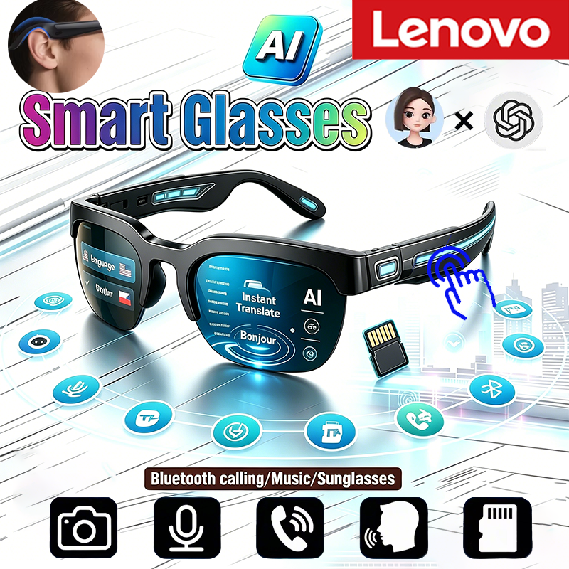 Lenovo HOT BT Audio Bone-Condu - Smart Glasses Lens avis et prix