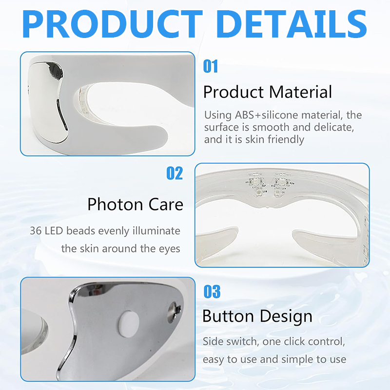 Red Light Theraphy Eye Massage - Light Therapy Glasses avis et prix