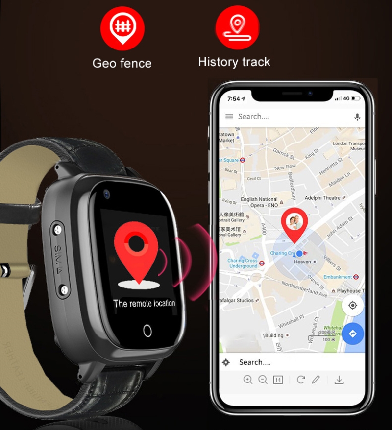 Elderly Smart Watch For Old Pe - Fall Detection Watch avis et prix