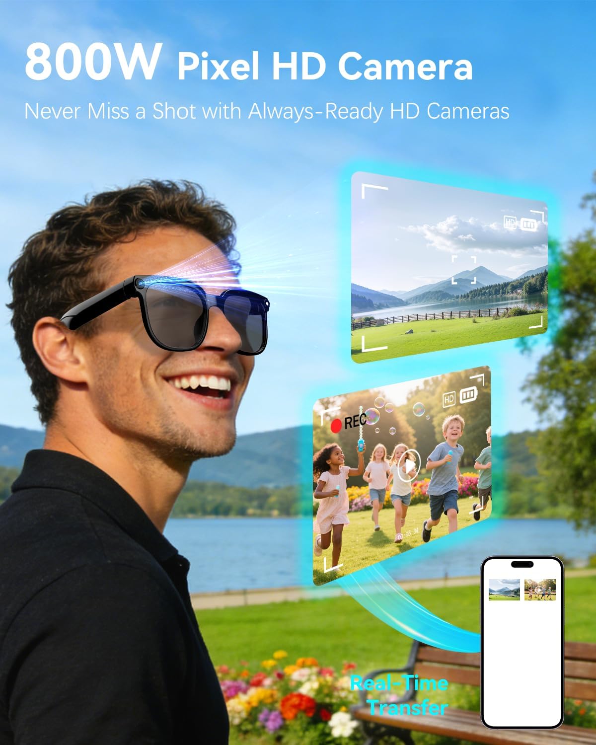 AI Smart Glasses: 8MP Camera,  - Smart Glasses Lens avis et prix
