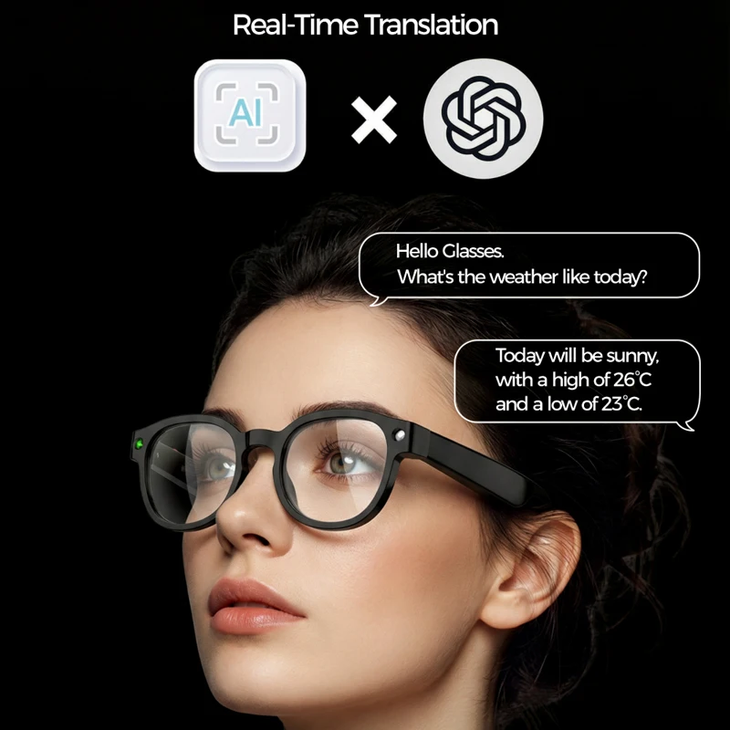 6K HD AI Camera Glasses 800MP  - Smart Glasses Lens avis et prix