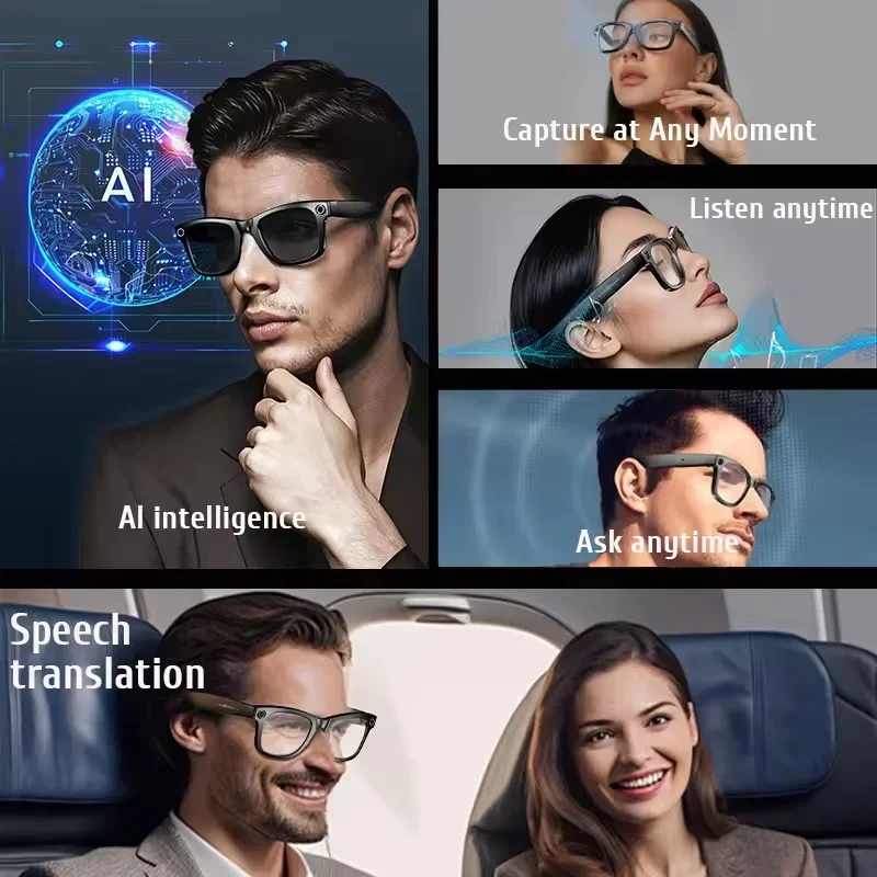 6K HD AI Camera Glasses 800MP  - Smart Glasses Lens avis et prix