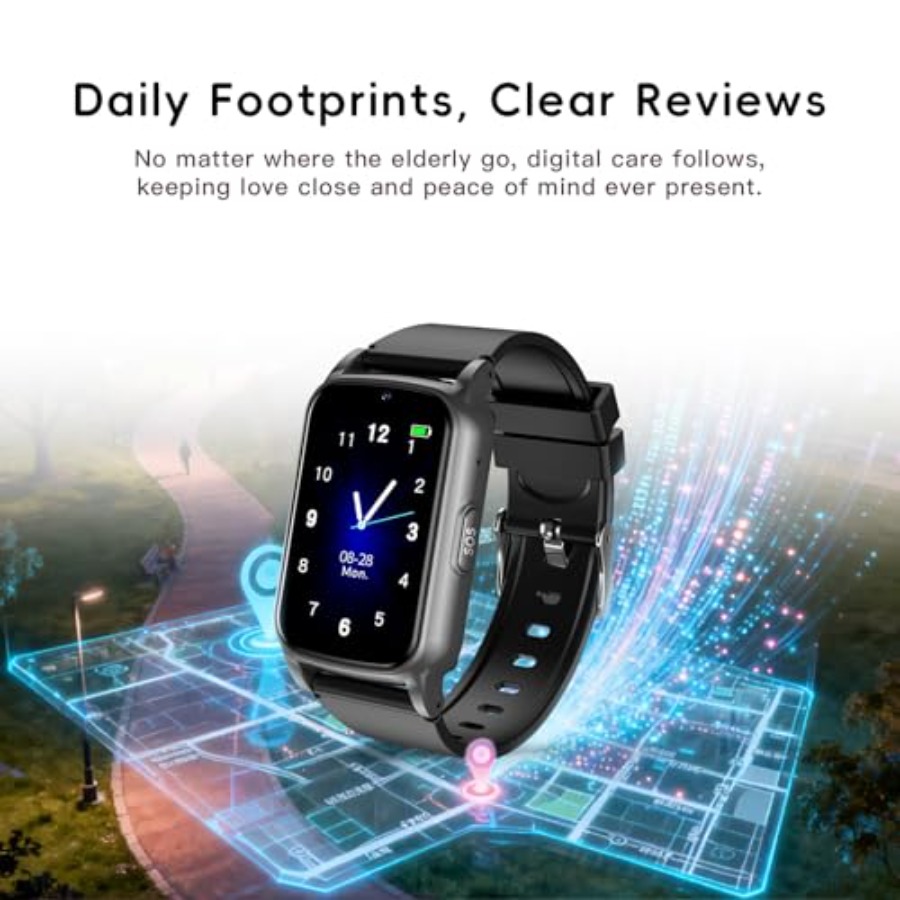 Smart Watch for Seniors with F - Fall Detection Watch avis et prix