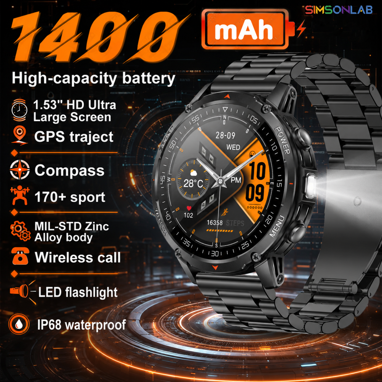 2026 New 1400mAh Military GPS  - Smart Insole Pressure avis et prix
