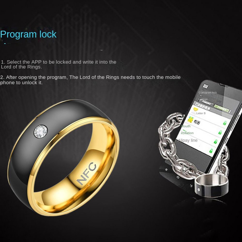 Stainless Steel NFC Smart Ring - Smart Ring Nfc Pay avis et prix