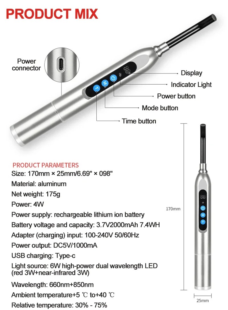 Red Light Therapy Device Canke - Galvanic Skin Sensor avis et prix