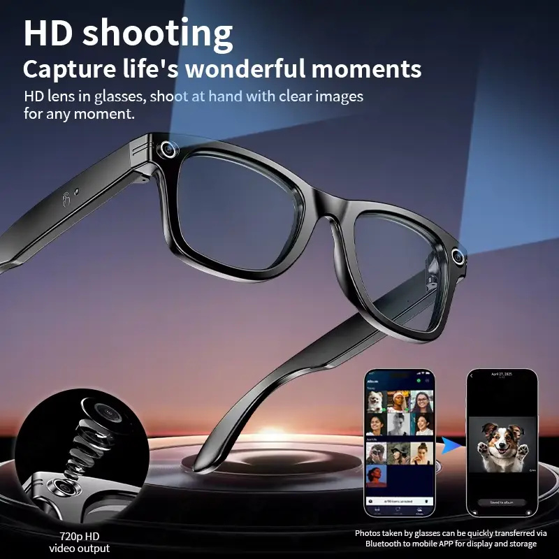 AI Smart Glasses with 8MP Came - Smart Glasses Lens avis et prix