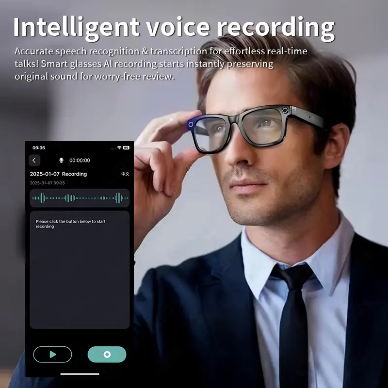 AI Smart Glasses with 8MP Came - Smart Glasses Lens avis et prix